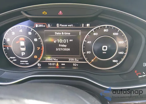 2017 Audi A4 2.0T Premium z USA, uszkodzony, nr VIN WAUENAF40HN038590